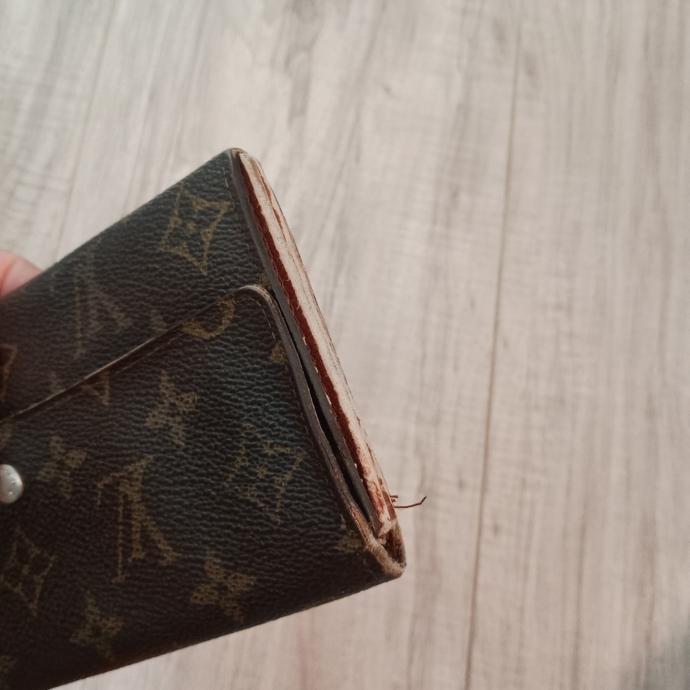 Louis Vuitton Monogram Portefeiulle Sarah LongBifold Wallet Brown Women's - Picture 2 of 16